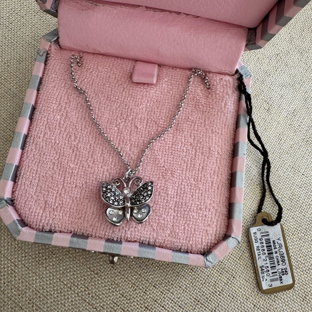 Juicy couture Butterfly necklace new with tags